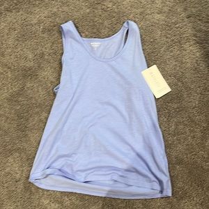 Athleta Organic Daily Tank in a lavender purple size Large